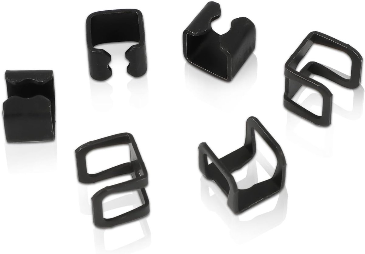 6 stuks 2T horizontale autovloer jack reserveonderdelen jack hoep klauwklemmen clip