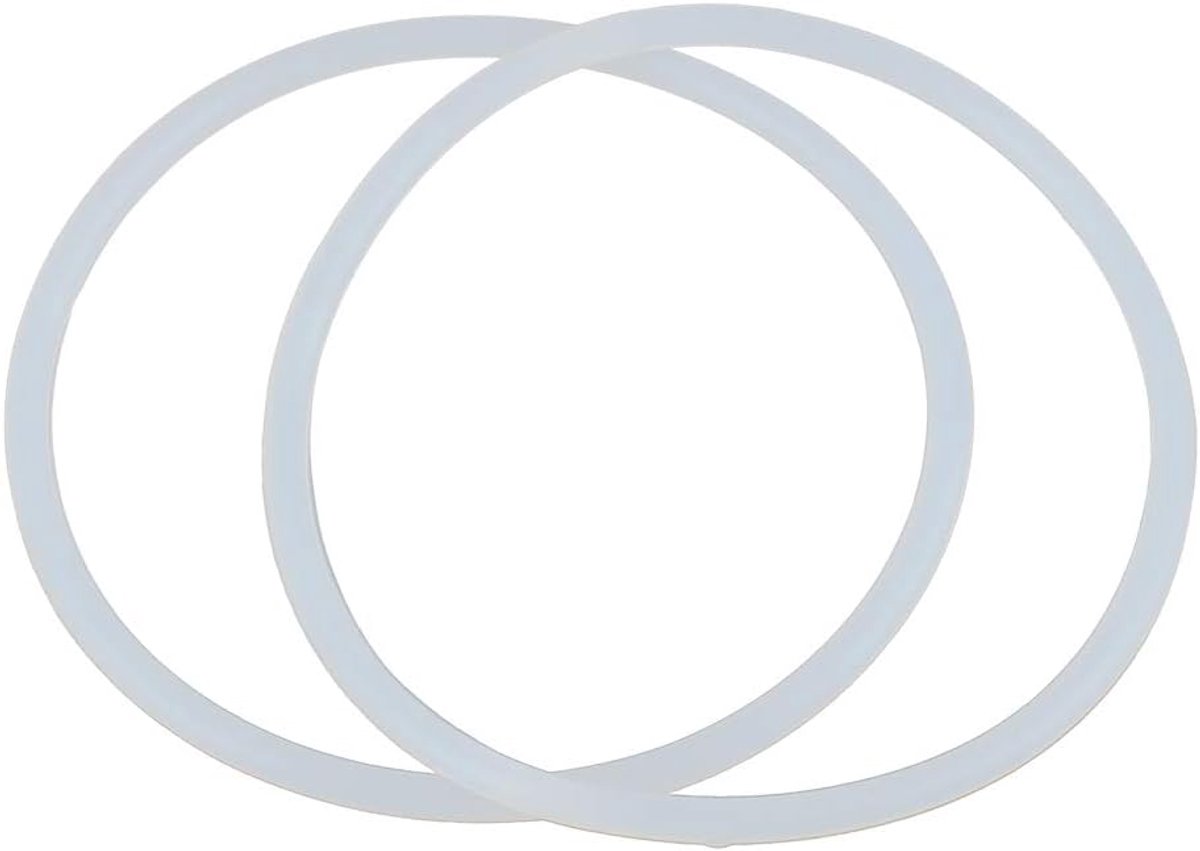 O-ringen, 85 mm OD 77 mm ID 4 mm breedte VMQ afdichting voor compressor ventielen buis reparatie, wit
