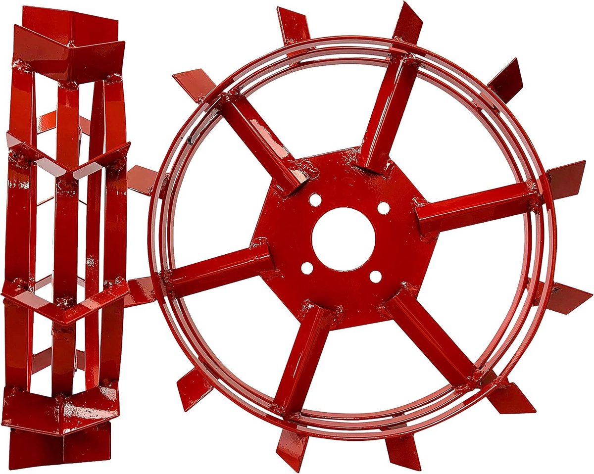 GW-ER520 ijzeren wielen 52 cm schoepenrad schoepenwielen ijzeren wielset voor ploegen aanaardploeg aardappelploeg ploegploeg