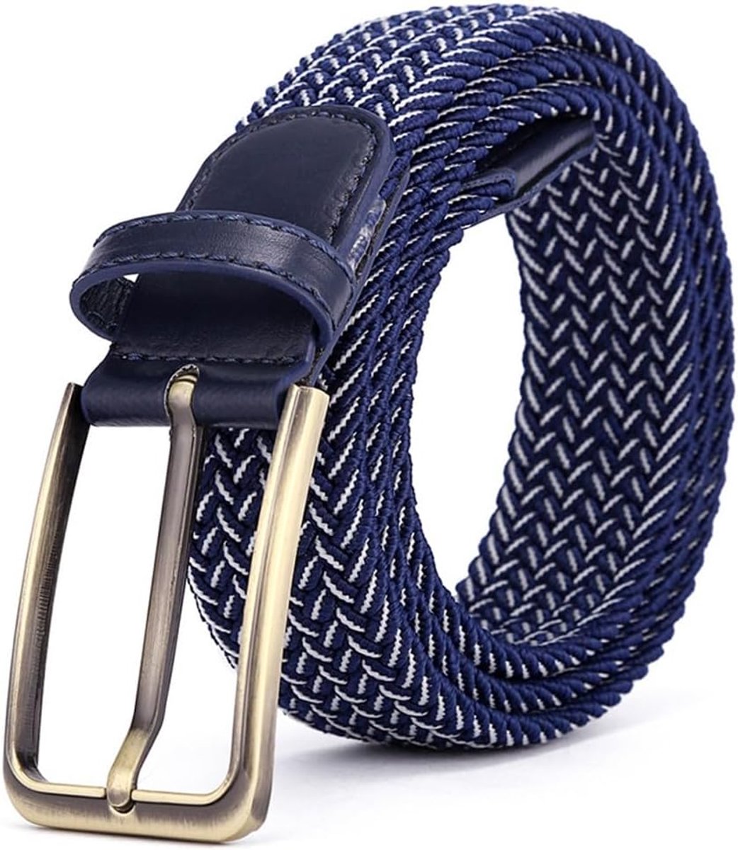 Gevlochten Riem - Multicolor Stretch Geweven Riem Unisex Vintage Riem Casual Riemen voor Mannen en Vrouwen