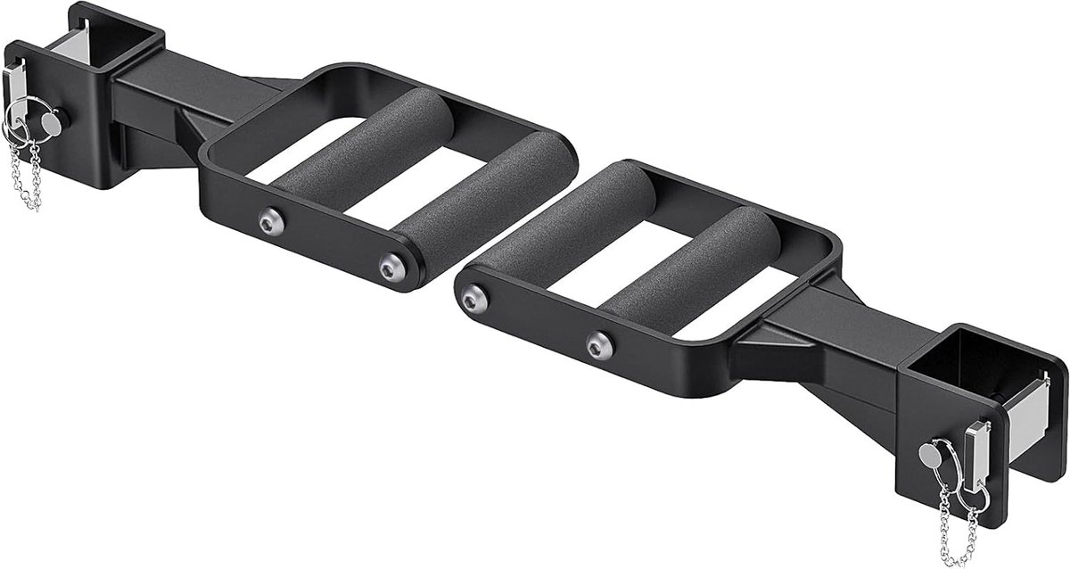 Thijox - Kipika Muti-Grip Dip Bars Attachment voor Power Rack 5x5cm en 7,6x7,6cm - Brede en Smalle Handgrepen - Squat Rack Dip Accessoires voor Home G