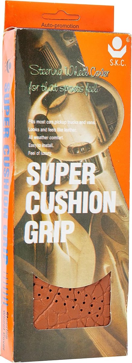 Thijox - Universele Stuurwielhoes Classic Bruin - Comfortabele Leder-look Vetersluiting - Geschikt voor Stuurwielen 3-5 cm - Perfect voor Auto & Vervo