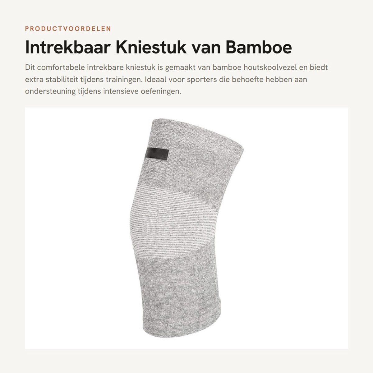 Dailygoods- Kniestuk Duurzaam - Kniestukken - Stabiliteit - Compressie - Pijnverlichting -