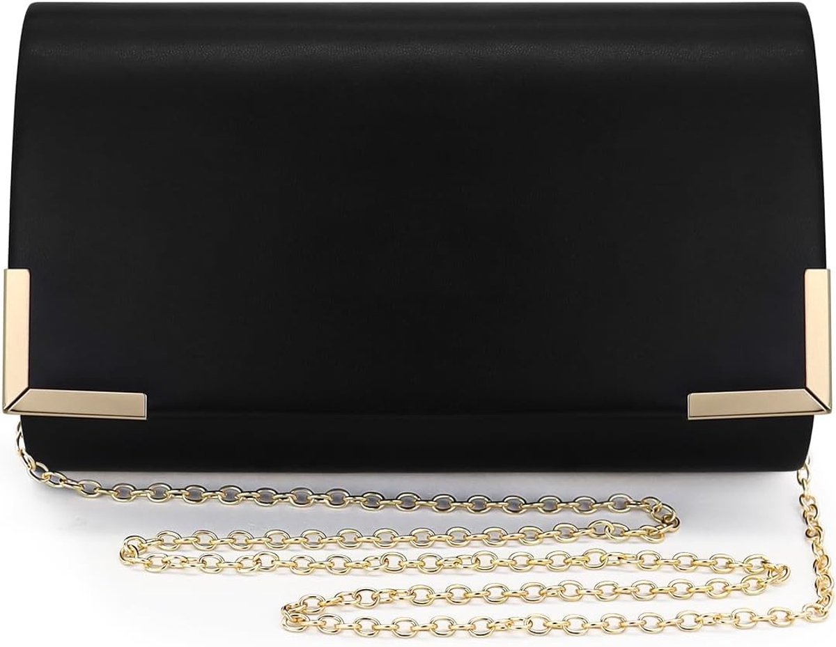 Elegante Dames Clutch en Crossbody Tas met Afneembare Schouderband voor Avondfeesten en Bruiloften