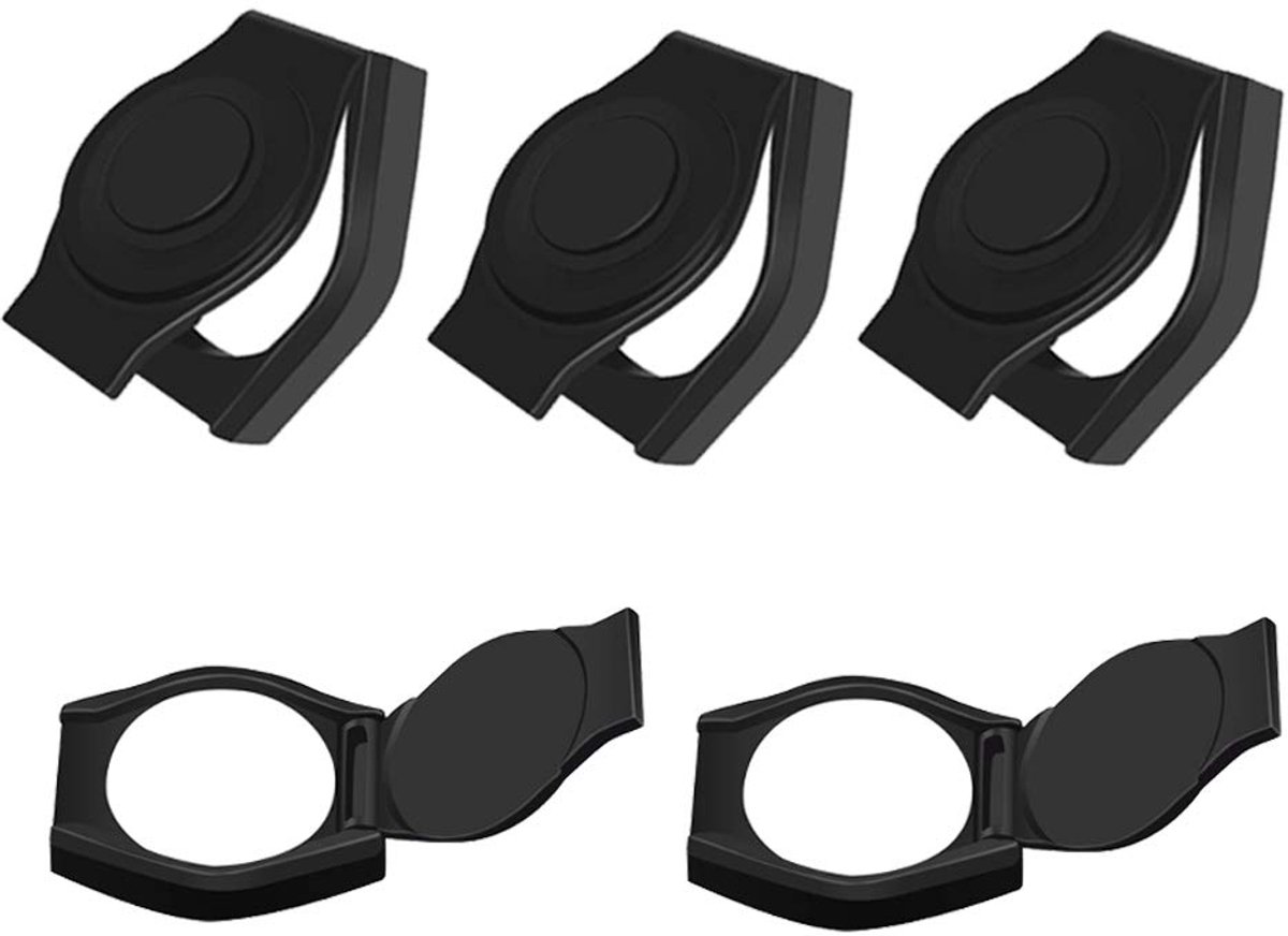 Webcam deksel [5 stuks] - zwart - sterke lijm - beschermt privacy en veiligheid - ShopVlot