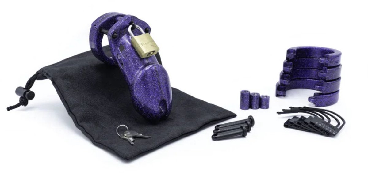 CB-X – CB-6000 Chastity Kit – Glitter Paars