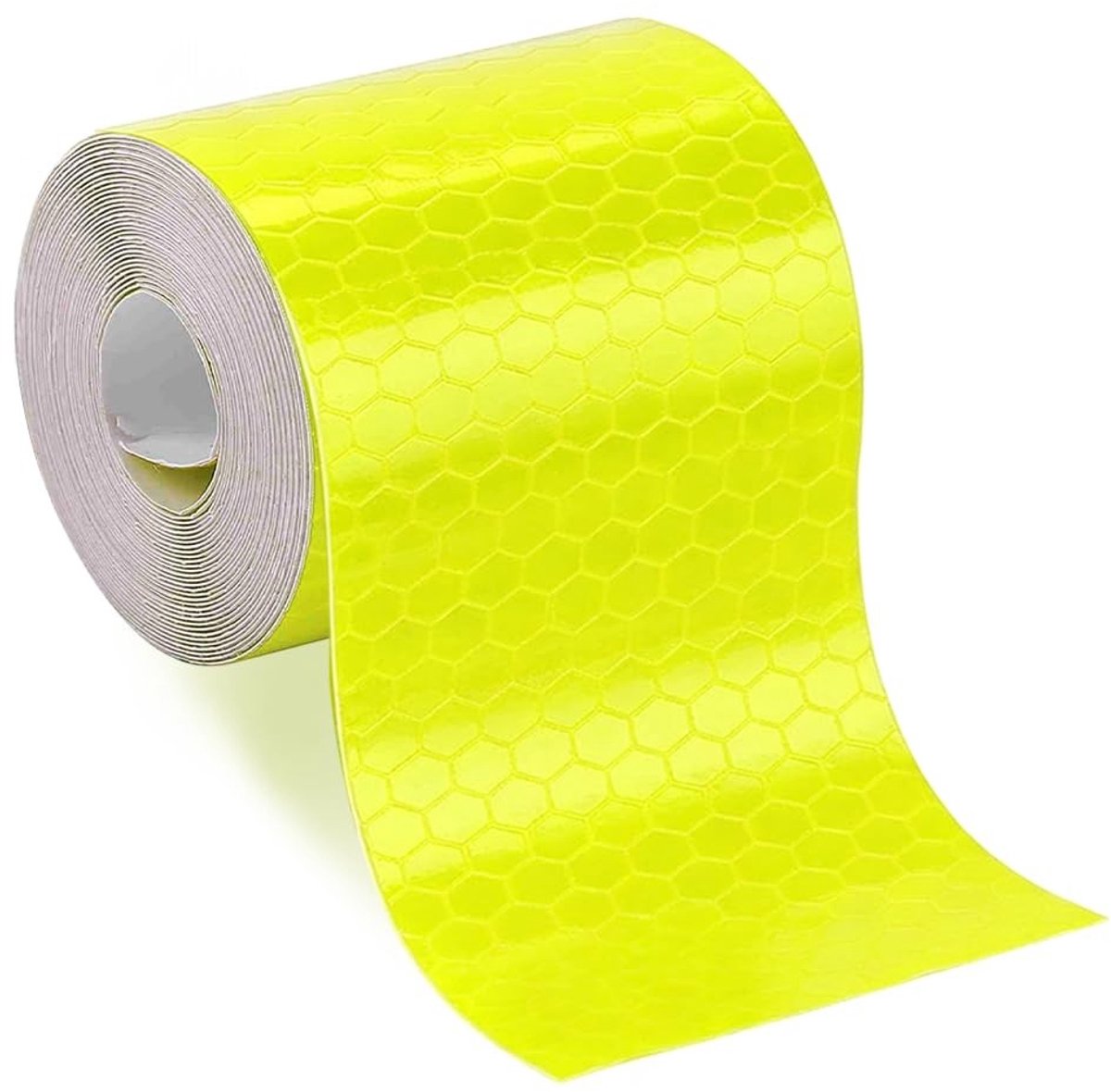 Reflecterende veiligheidssticker, zelfklevende waarschuwingstape voor voertuigen, aanhangwagens en fietsen, 5 cm x 300 cm, hoge zichtbaarheid en duurzaamheid