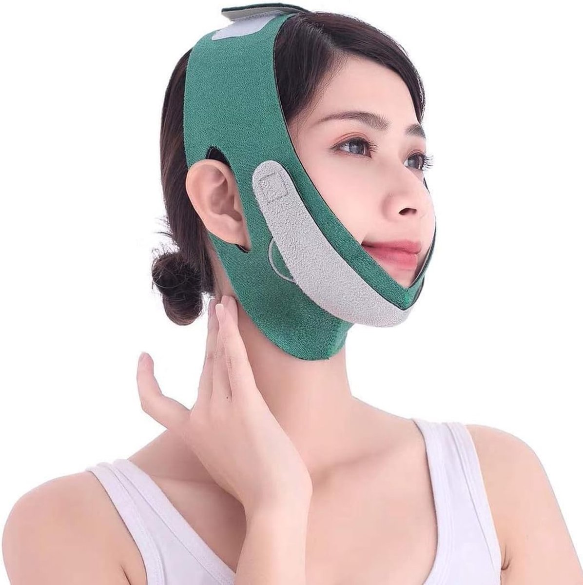 Slaapmasker voor Gezichtscontouren, V-vormige Gezichtsversteviging, Geschikt voor Alle Gezichtsvormen en Huidtypes