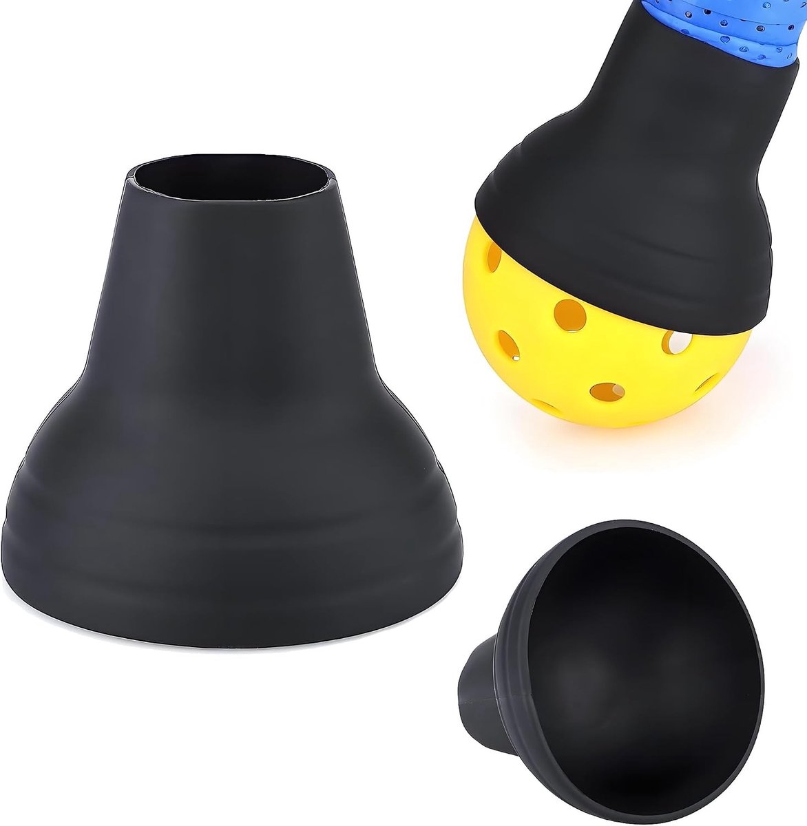 Set van 2 Pickleball Rackets met Siliconen Verzamelaar en Zuignap - Essentieel Accessoire voor Pickleball Spelers en Enthousiasten