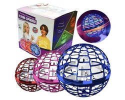 Happy Trendz® Must Have Relax Toy - Flying Ball - Mini Drone Voor Binnen - Fly Spinning Ball - Flying Spinner - Fidget Toy Boomerang Spinner - Met Led - Speelgoed Voor Kinderen - Kerstcadeaus - Halloween - Verjaardag - Voor Volwassenen & Kinderen