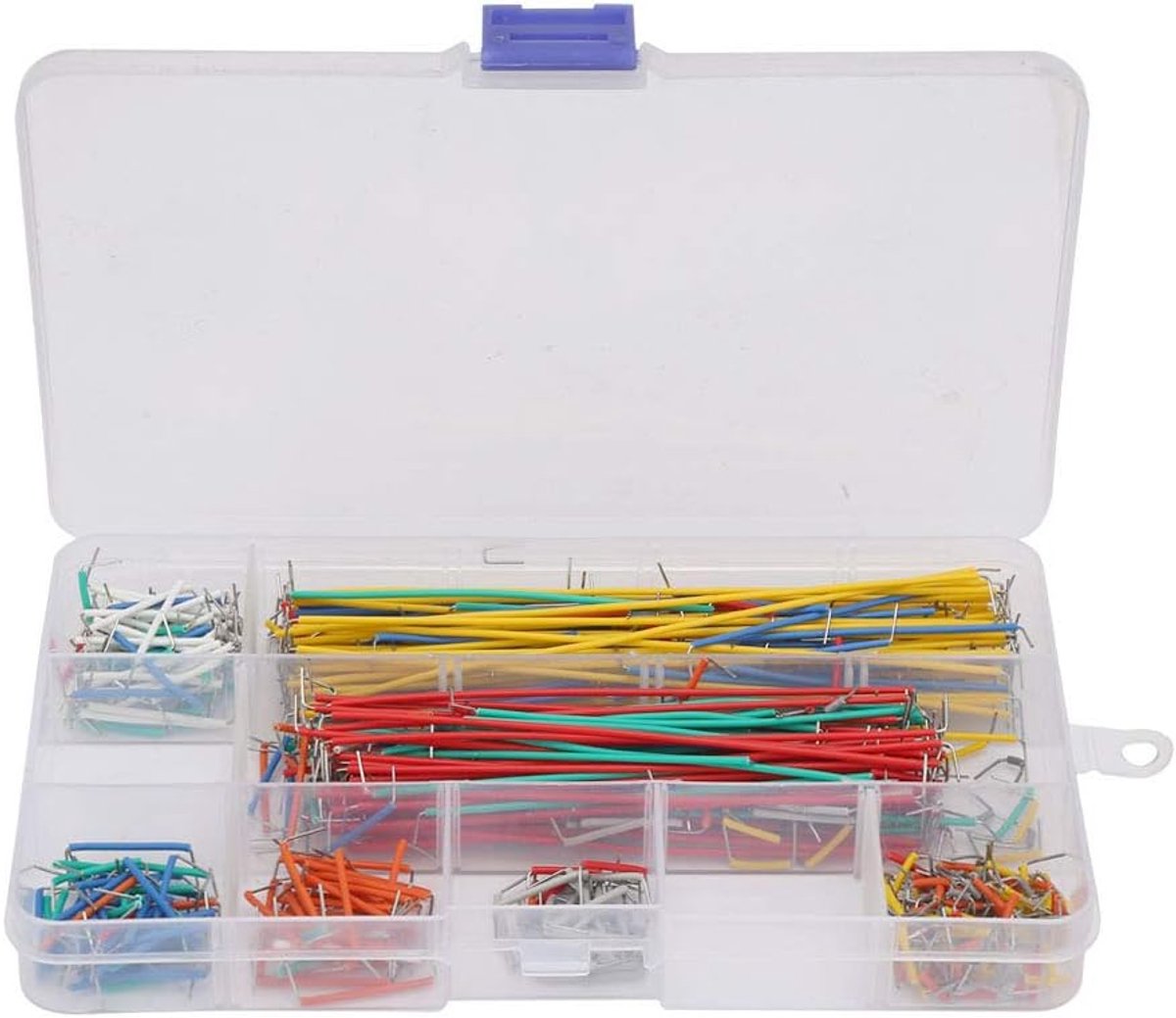 Breadboard Jumper Wire Kit 560 Pieces Pre Cut Wires 14 Lengths Hook Up Wire with Storage Box - ShopVlot