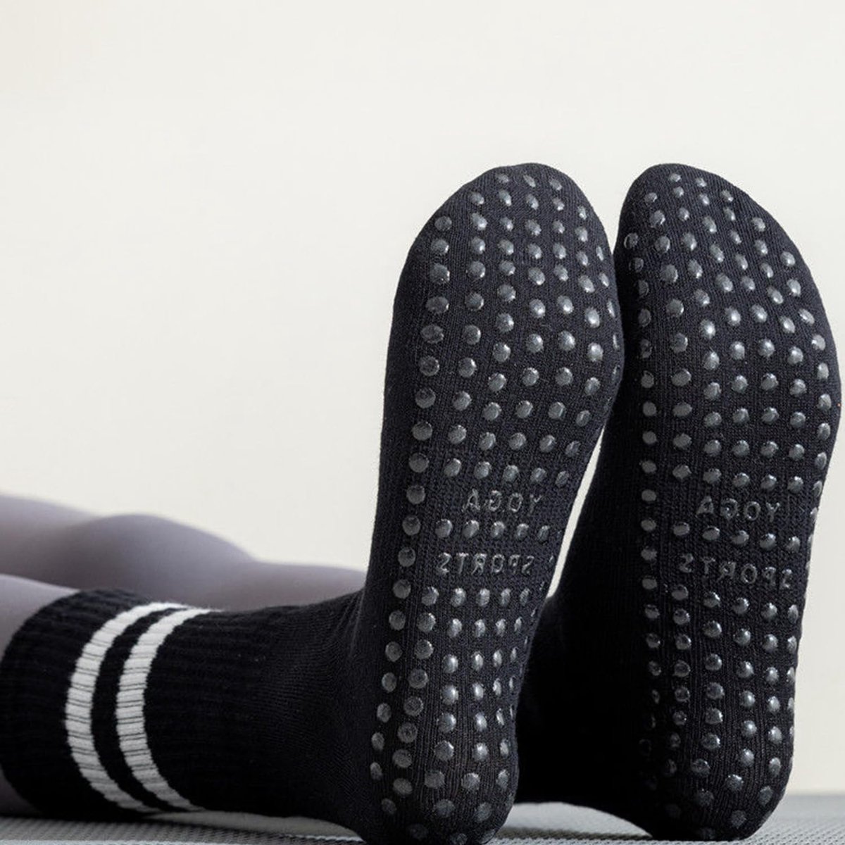 Yoga antislipsokken 6-pack - unisex - comfortabel en ademend - ideaal voor yoga en fitness - ShopVlot