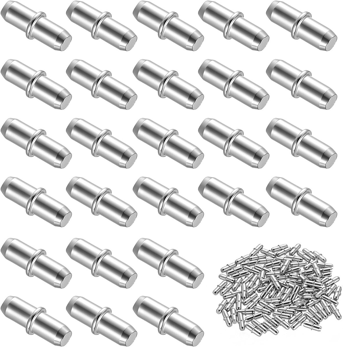 100 stuks 5mm Plankdragers voor Kasten, Stevige Planksteunen, Ideaal voor Organisatie en Opslag