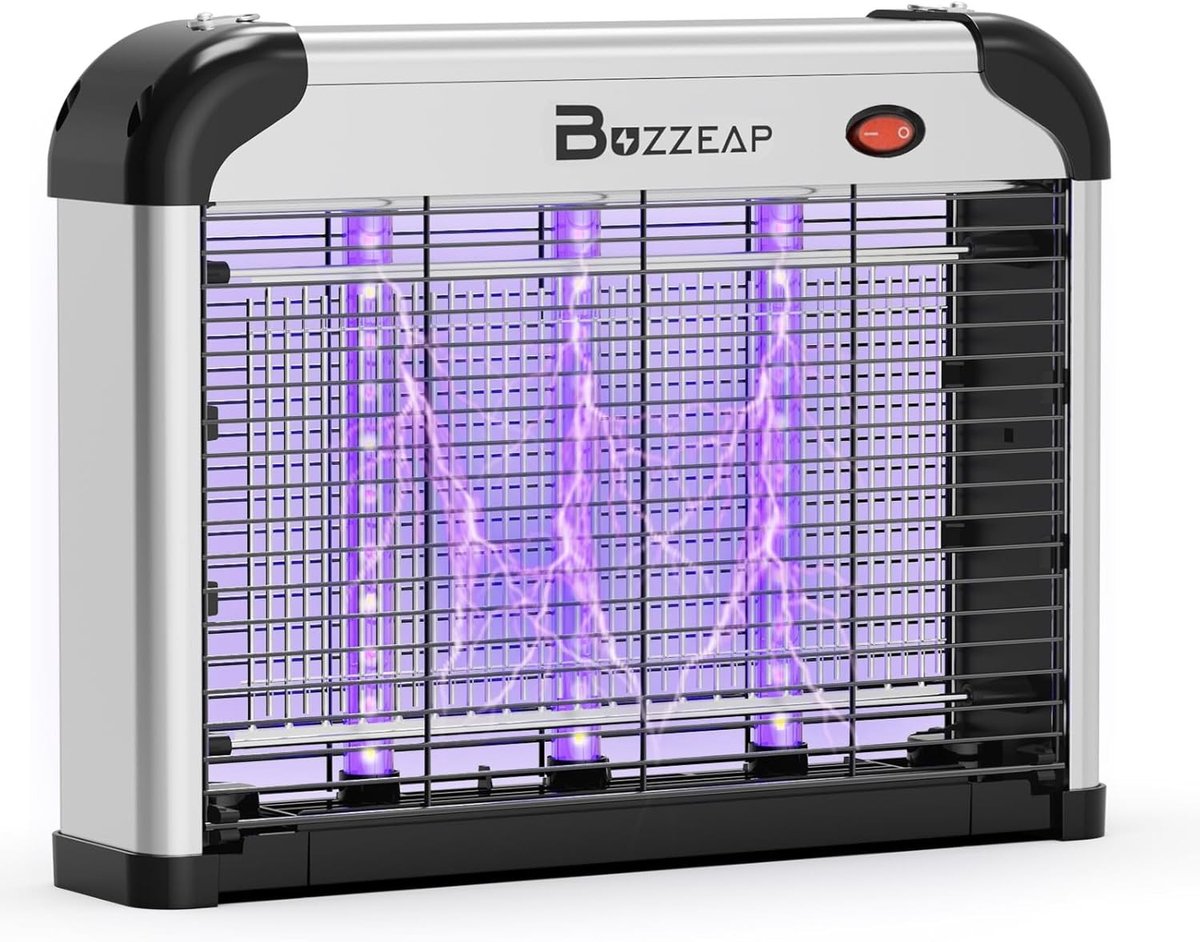 Led Muggenverdelgerlamp - Wit - 15W - Duurzaam en Geruisloos - Voor Binnengebruik