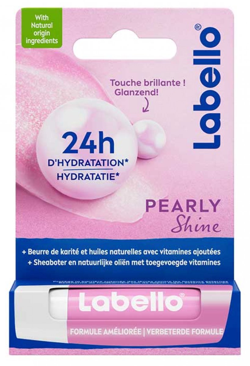 Labello Lippenbalsem Blister Pearly Shine -