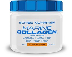 Scitec Nutrition® - Marine Collagen (252 gram - Mango) - 21 doseringen - collageen poeder - met hyaluronzuur en vitamine C - anti rimpel - anti aging - supplement