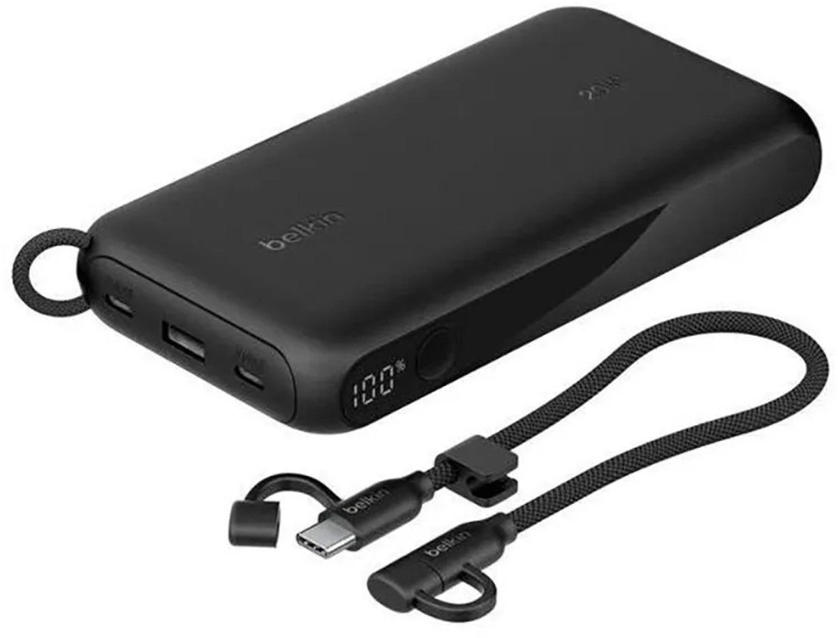 Belkin BoostCharge Powerbank 20.000mAh 20W Zwart met Display - afbeelding 3