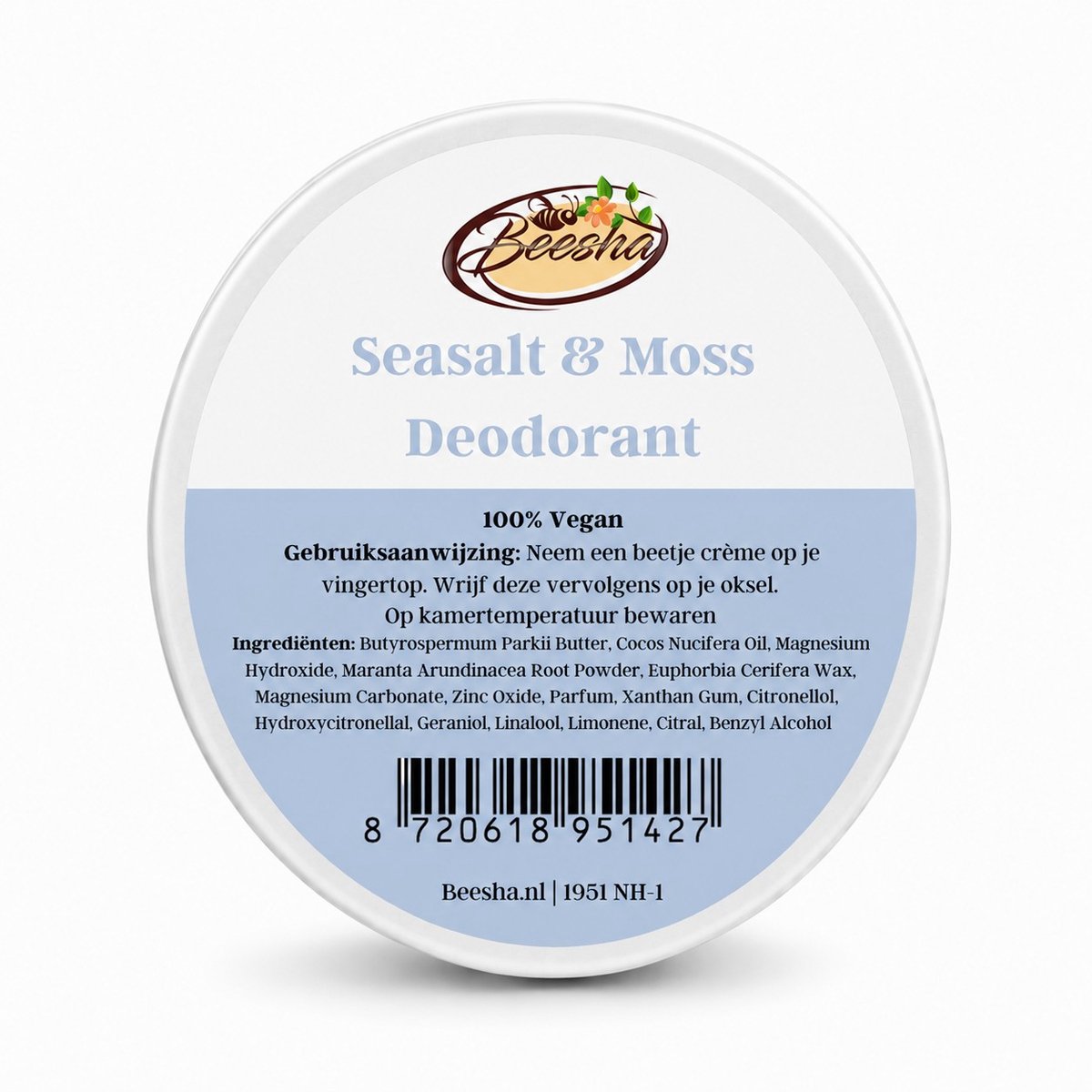 Beesha - Deodorant Seasalt & Moss
