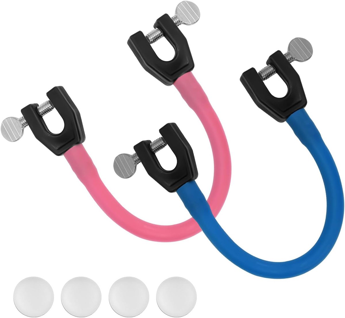 SnelShoppen - 2 Stuks Ski Connector met 4 Stuks Spacers voor Kinderen, Draagbare Ski Verbinder voor Ski Training, Snowboard Accessoires voor Beginners