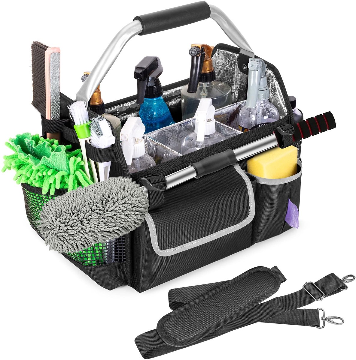 Omgoods - Vouwbare Detailing Caddy - Multifunctionele Auto Organizer met Handgreep