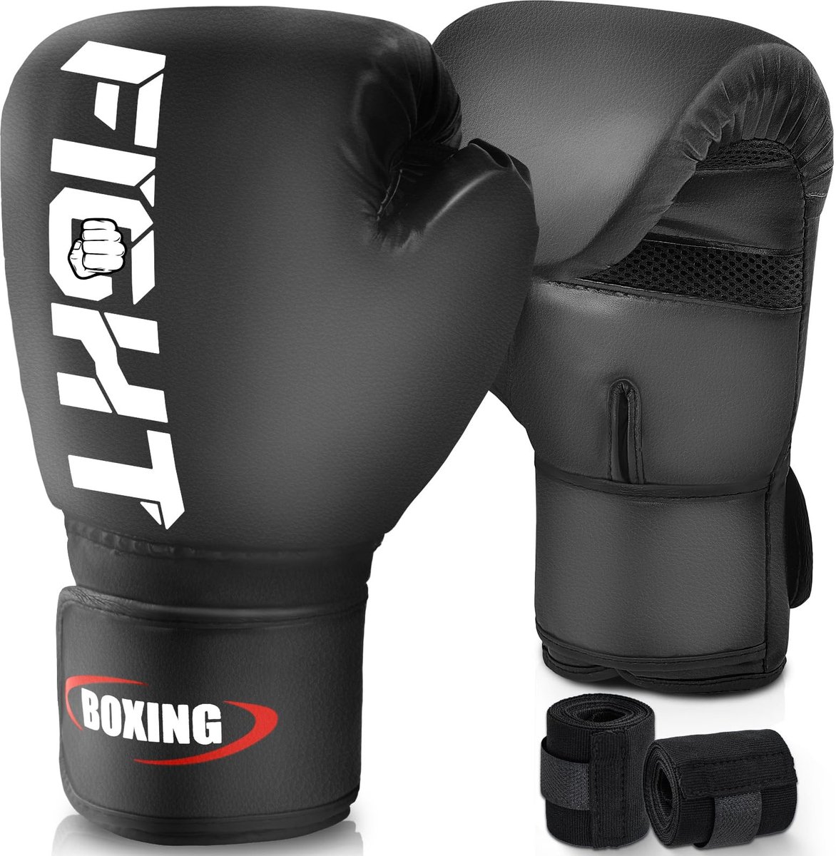 Omgoods - Bokshandschoenen voor Sparring en Training met Verstelbare Polsondersteuning
