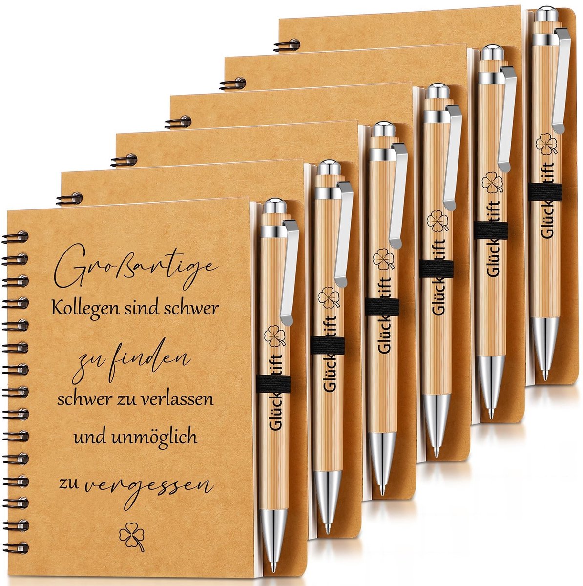 Omgoods - Set van 6 Bedankgeschenken voor Collega's en Leraren