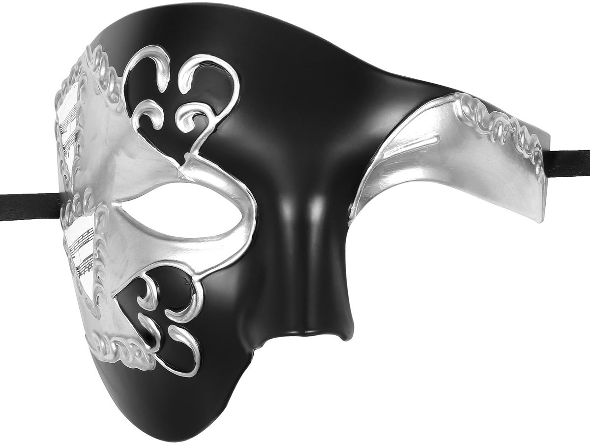 Omgoods - Heren Carnaval Masker - Vintage Venetiaans Masker voor Halloween en Maskerballen