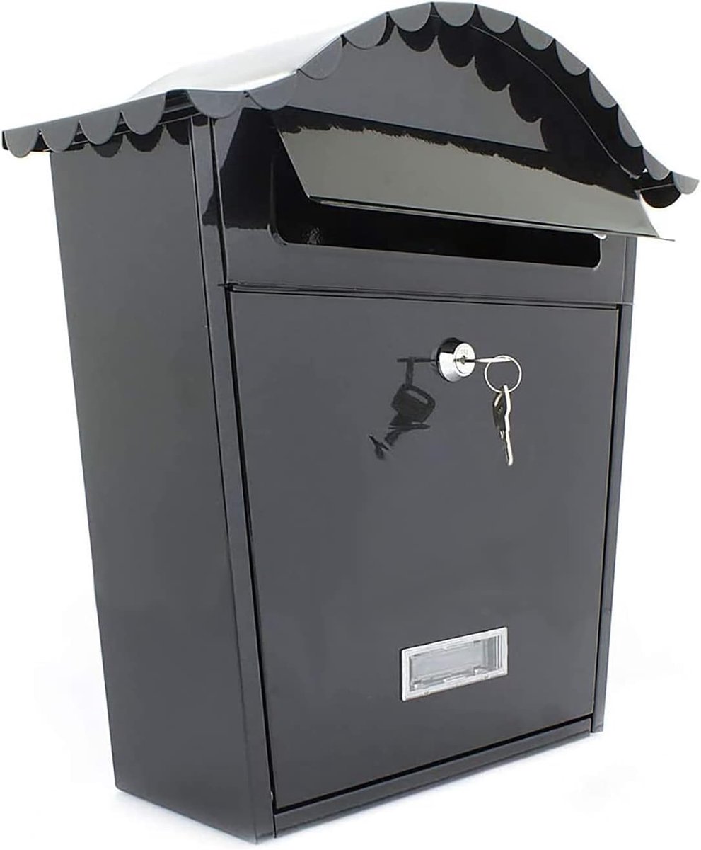 Omgoods - Armony Briefkasten - Antraciet, 370 x 130 x 360 mm