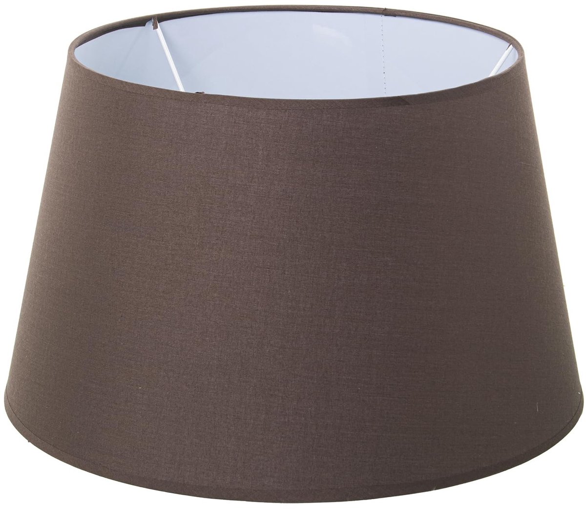Omgoods - Donkerbruine Polyester Lampshade 30/40 x 25 cm