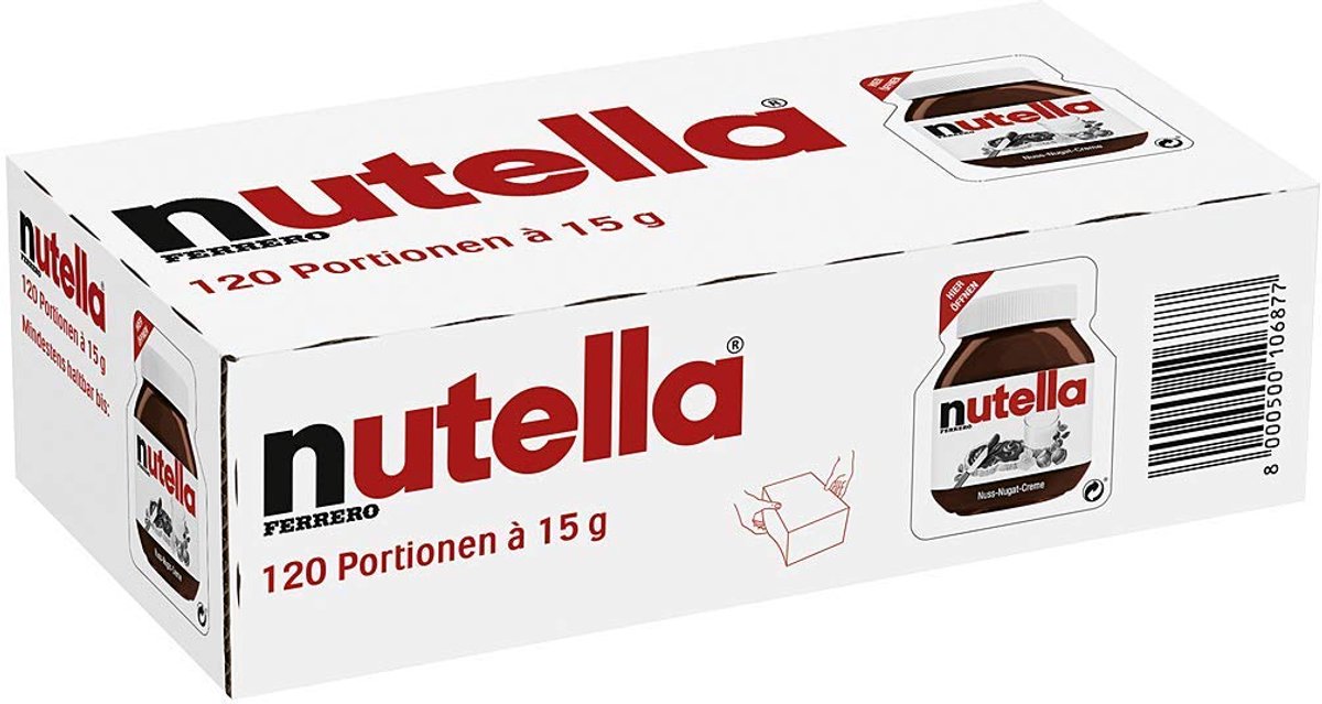 Omgoods - Ferrero Broodbeleg - 120 Porties van 15 g - Glutenvrij