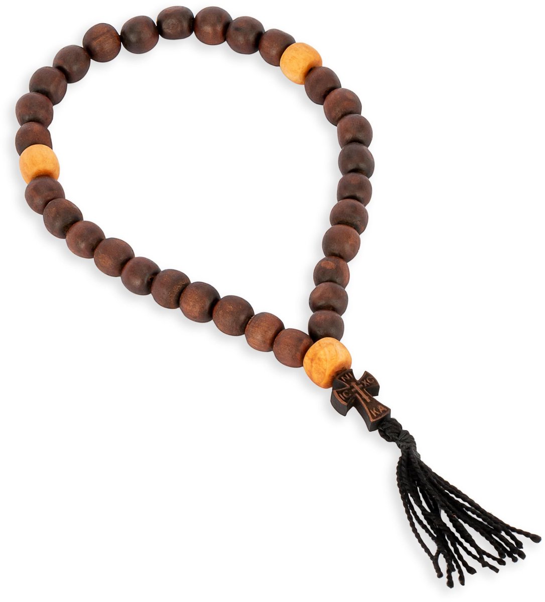 Omgoods - Rozenkrans Van Boxwood - Handgemaakte Gebedsneklace