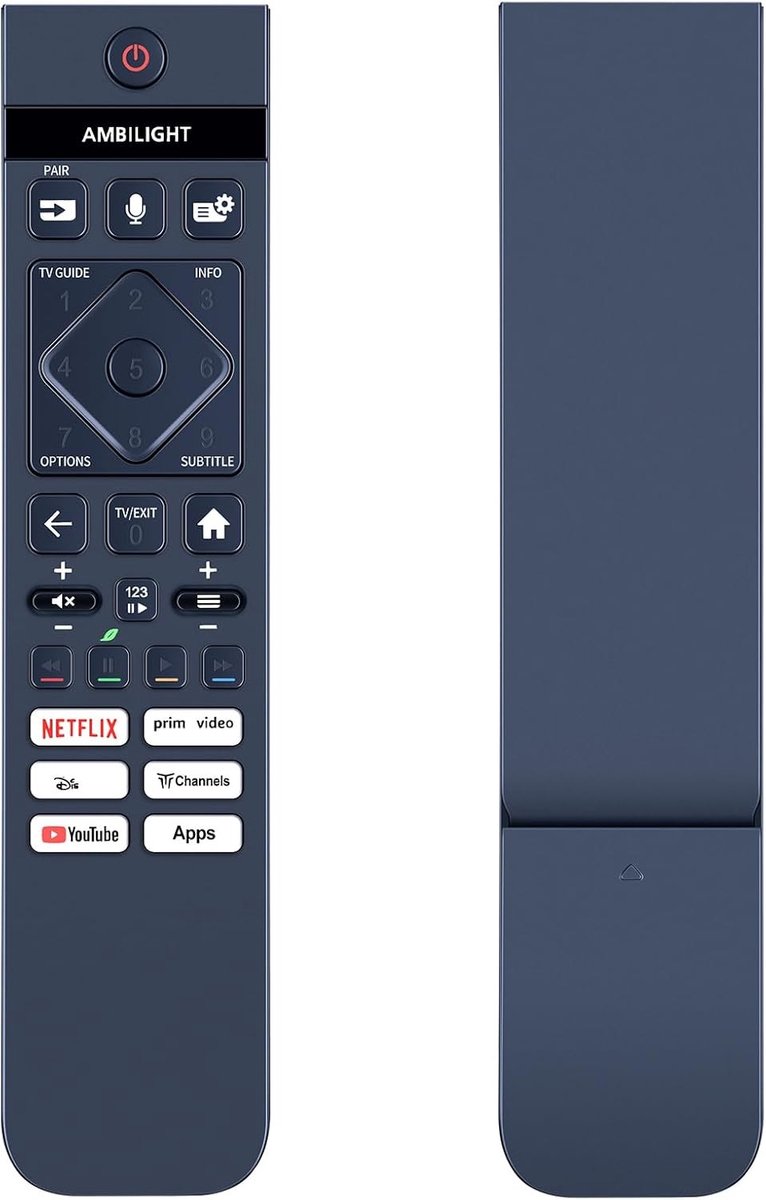 Nue Replacement Remote Control Compatible with Philips Ambilight 4K OLED Smart TV 48OLED759 55OLED759 65OLED759 - ShopVlot