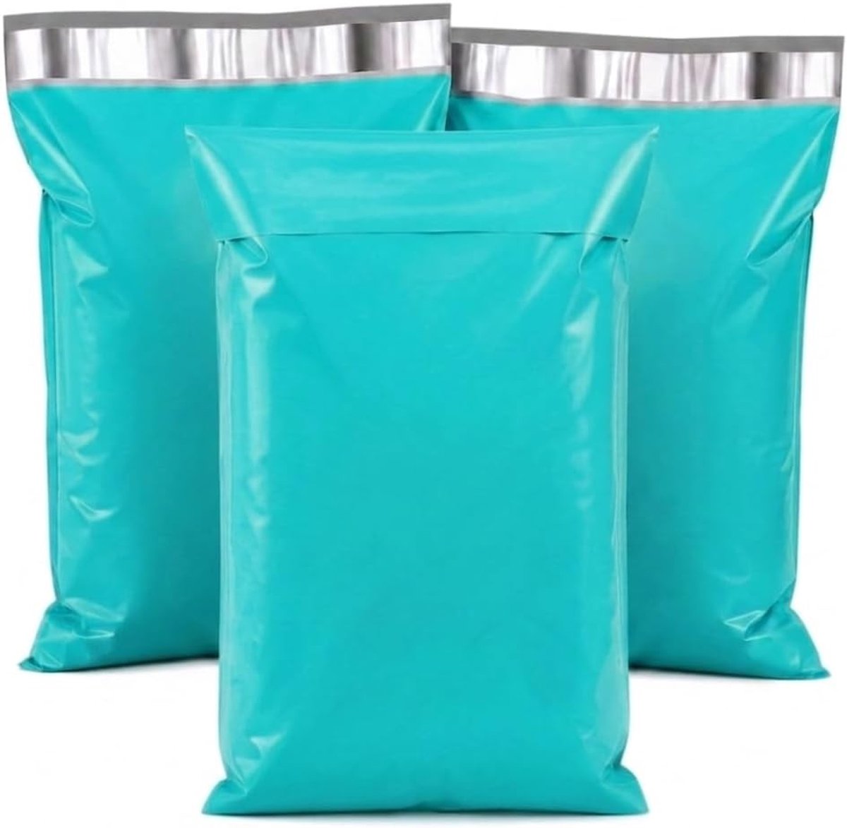 Verzendzakken 30,5 x 39,5 cm - 25 stuks blauwgroene pakketzakken - Zelfklevend, waterdicht en scheurbestendig