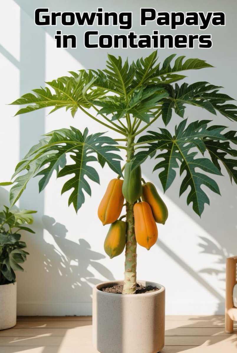 Papaya in Containers: A complete step-by-step guide to growing papaya for home and apartment: from planting to harvesting (fruits)