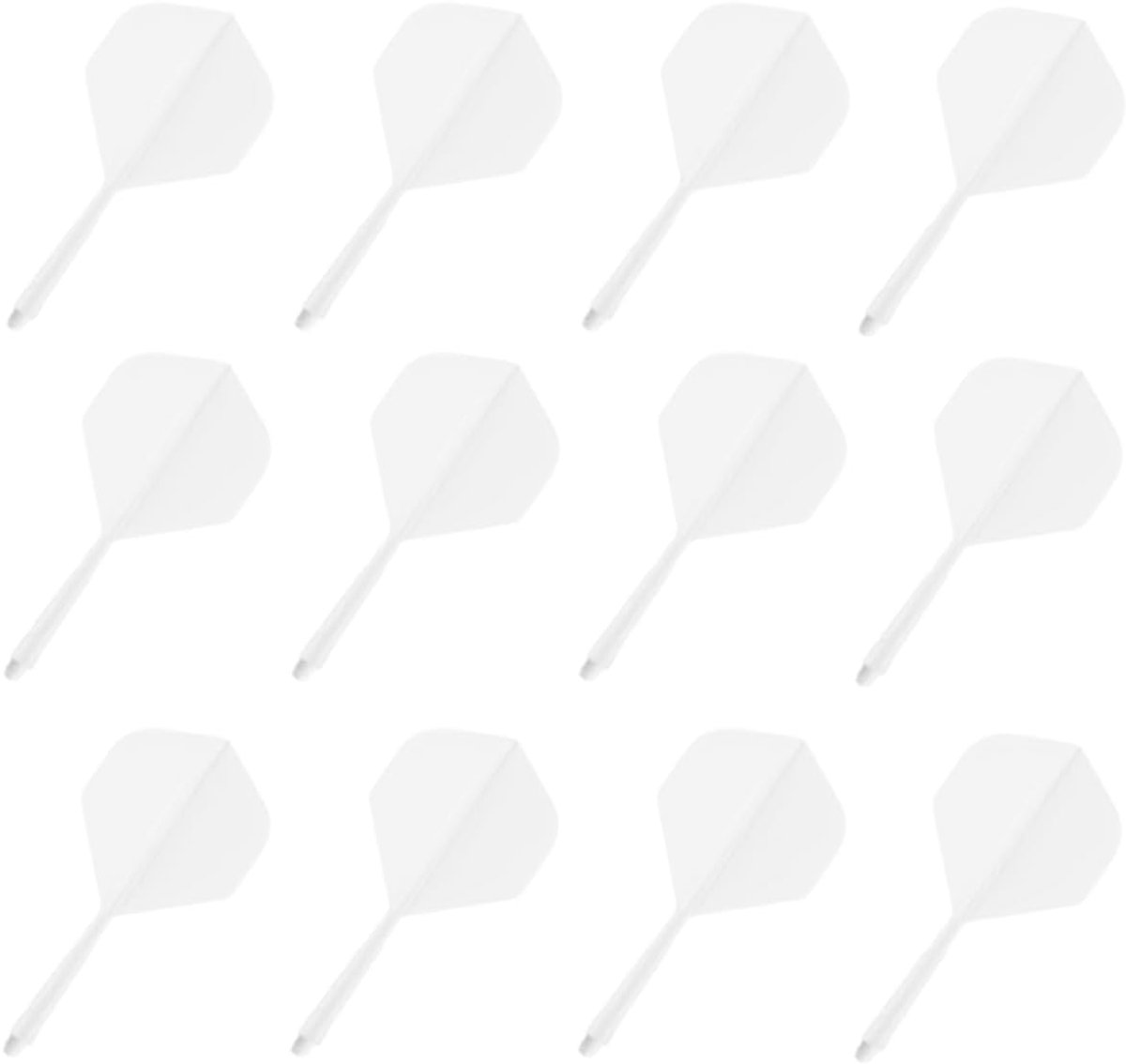 SnelShoppen - Set van 9 Dart Flights met Schachten - Stabiele 75 mm Plastic Standaard Dartaccessoires voor Darts Spel