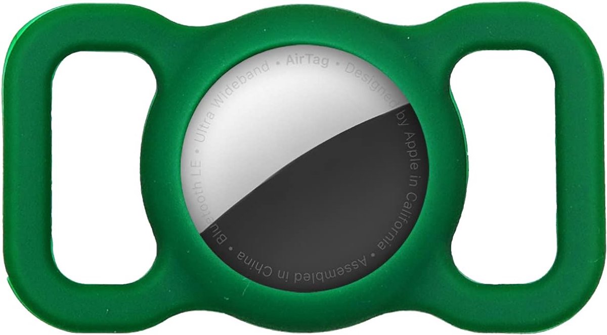 Hondenhalsband voor AirTag - siliconen - beschermhoes - veilig je huisdier volgen - ShopVlot