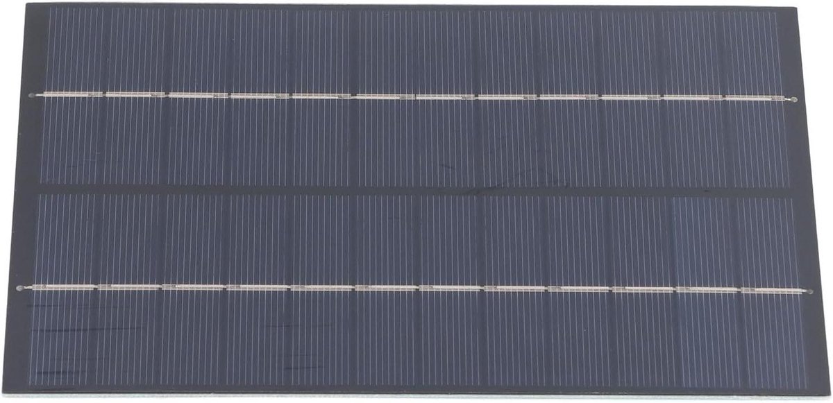 Mini Zonnepaneel - Kleine Oplader - Energie Opwekken - PET Laminaat Cel - 200x130mm - Zwart
