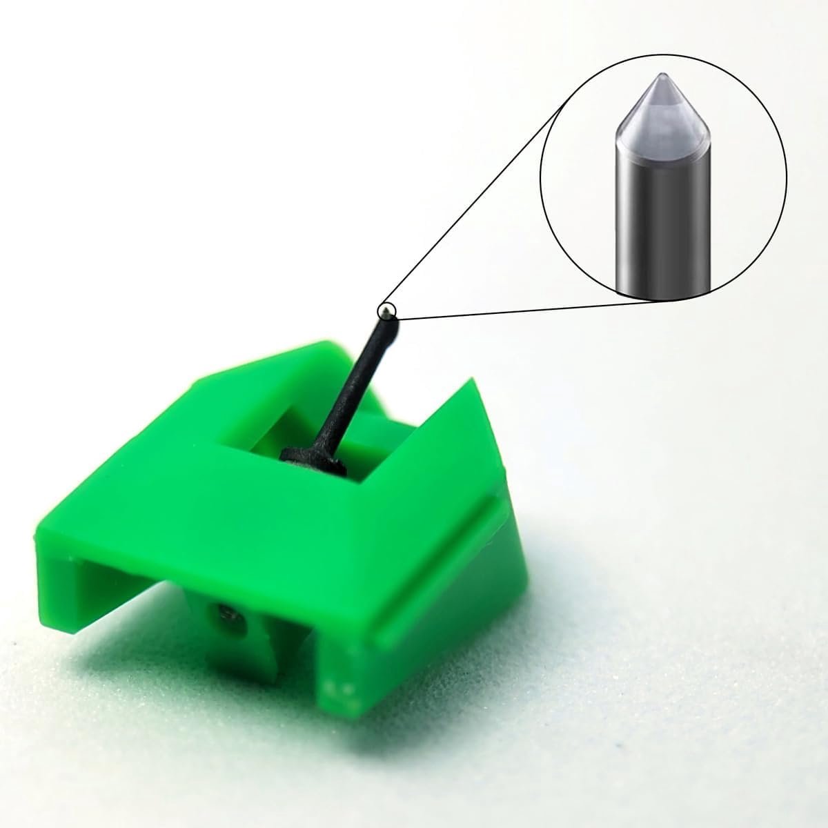 SnelShoppen - Vervangende naald voor platenspelers, compatibel met AT-LP120X, AT-LP3XBT, AT-LPW40, AT-LPW50, AT-LP5X & AT-LP8X, 1-pack, hoogwaardige g