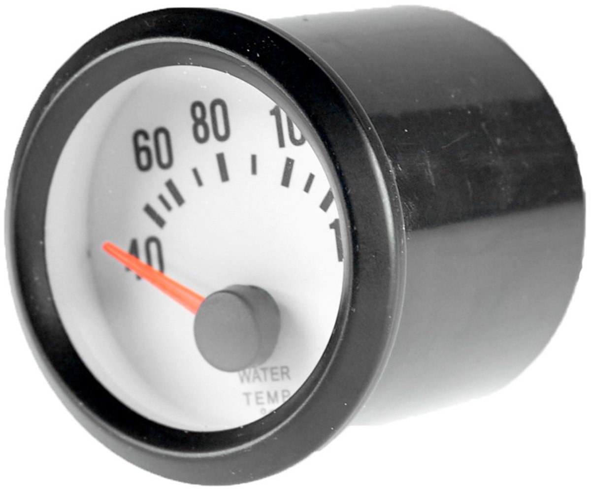 2" 52mm Watertemperatuurmeter Auto Blauw LED Licht Watertemperatuurmeter Elektrische Water Temp Meter Gauge Bellen Wijzer Indicator Universeel