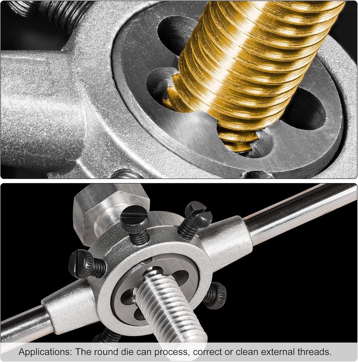Ronde snij-machines, linkse schroefdraad, gelegeerd gereedschapsstaal