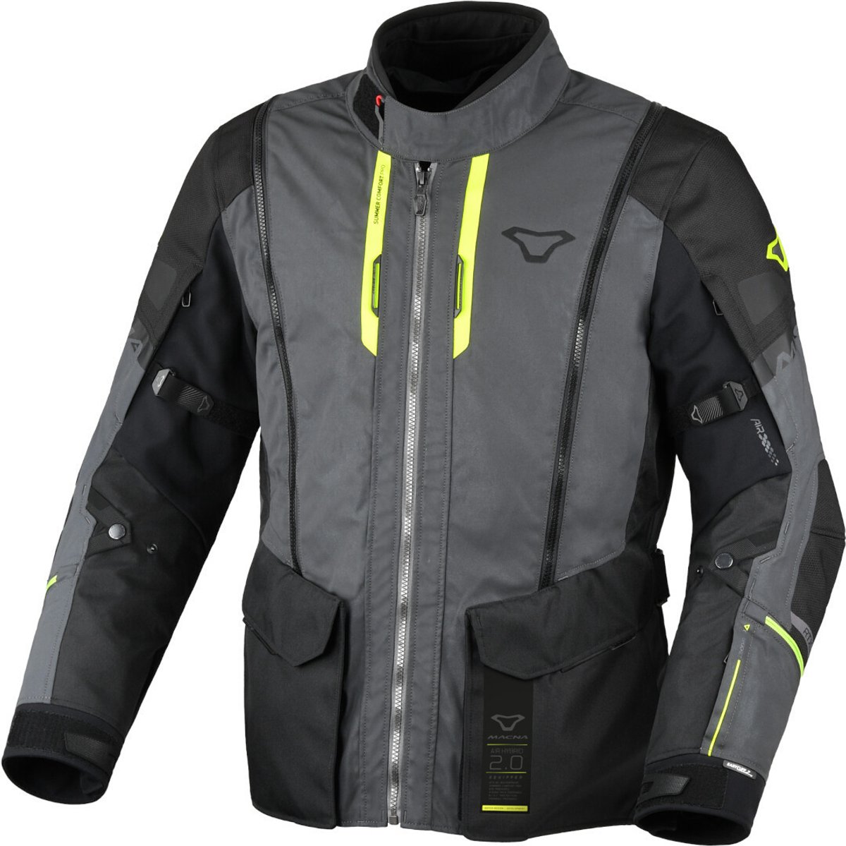 Macna Air Hybrid 2.0 NightEye waterdichte motorfiets textieljas -