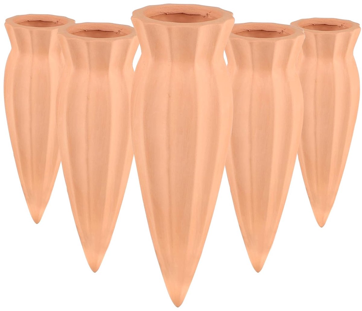 Tonkegels, irrigatieballen, planten, waterdispenser, klei