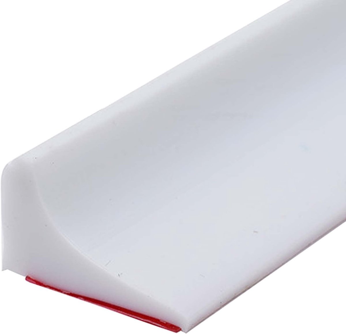 2M siliconen douche voor waterbarrière, deurafdichting, zelfklevende siliconen douche voor barrière, waterstop, drempel, droge en natte scheidingsstrips (wit)