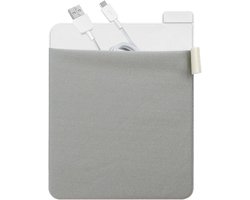 Externe harde schijf houder - Laptop opberger - Laptop organiseren - Plakbare opbergvak - 15 x 11.5 cm - Zwart