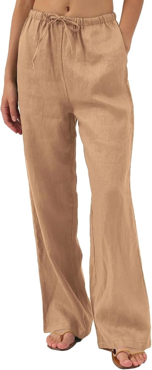 Linnen broek dames broek zomer baggy 100 linnen stoffen broek lange