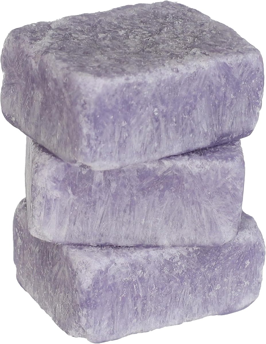 Set Geurstenen Lavendel - 3x25g Aromablokken - Natuurlijke Luchtverfrisser voor Kast, Badkamer en WC - ShopVlot