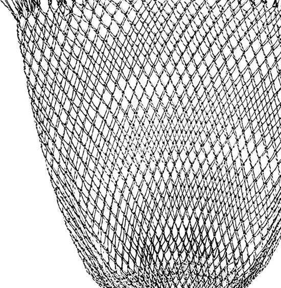 Vis schepnet - Netval vis Nylon net - Vissen vangen - Voorkomt ontsnappen - 60 x 85 cm - N.v.t. — afbeelding 3