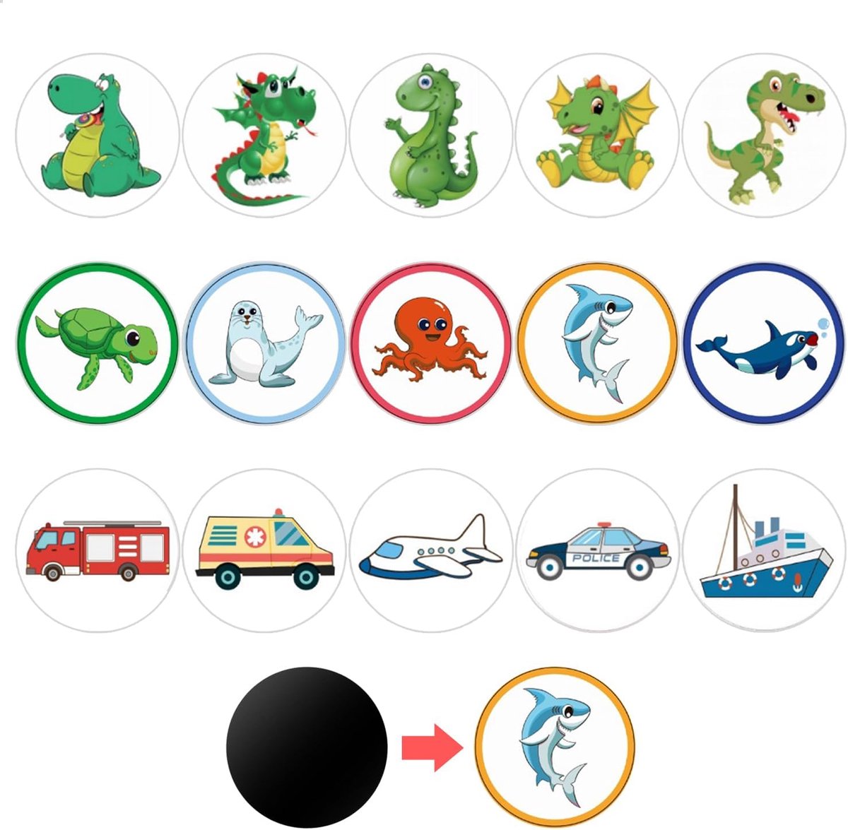 Trainingspapier voor toilettraining - 15 stuks opstickers - beloningstabel voor kinderen - stimuleert zindelijkheid - ShopVlot