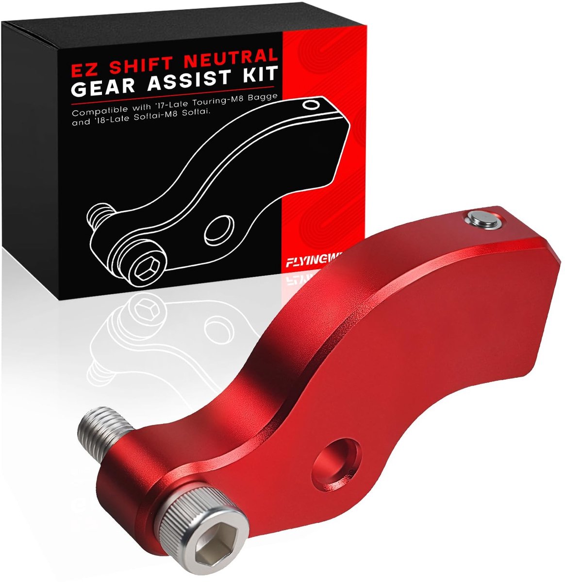 Omgoods - EZ Shift Neutral Shift Lever voor Harley M8 Excursie & Softail