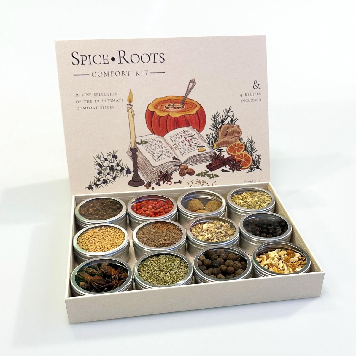 Omgoods - Comfort Spice Set - 12 Natuurlijke Kruiden voor Heerlijke Gerechten